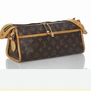 Louis Vuitton Brown Monogram Canvas Crossbody with Tan Vachetta Trim